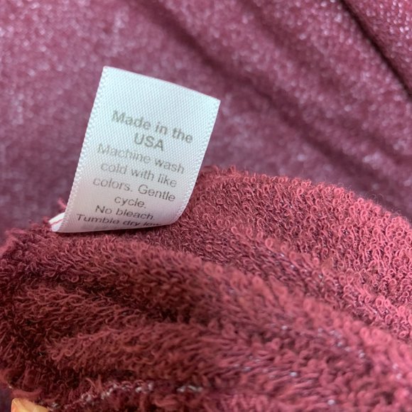 Michael Stars Burgundy Cowl Neck Sweater Dress - Picture 7 of 7